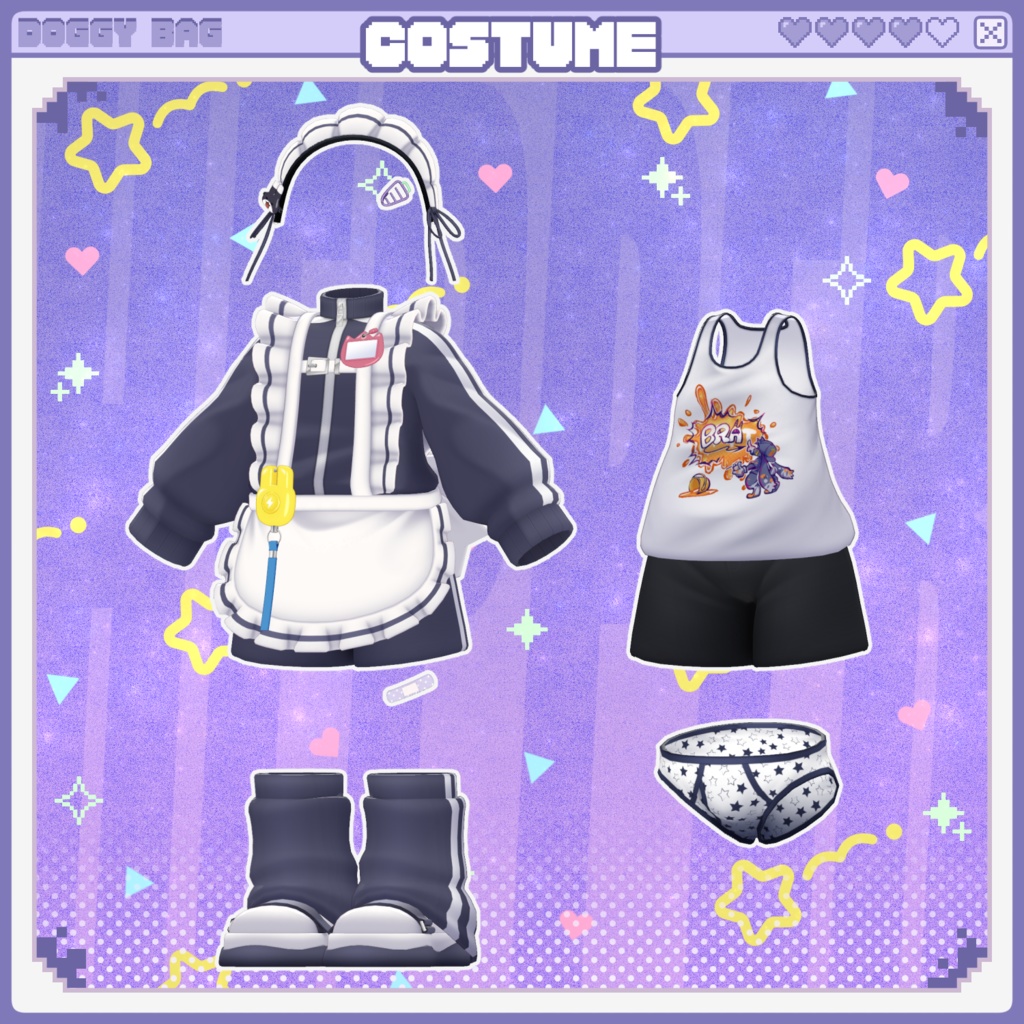 【📢セール中¥6,000→¥5,000】ヘッパー -Hepper-【VRChat用3Dアバター】