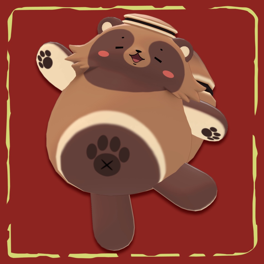 どらたぬ -Doratanu-【VRChat用3Dアバター】