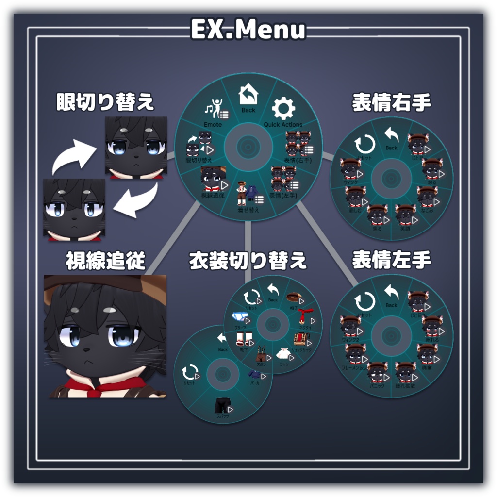 【記念セール中¥5,500→¥4,500】ライ -Rye-【VRChat用3Dアバター】