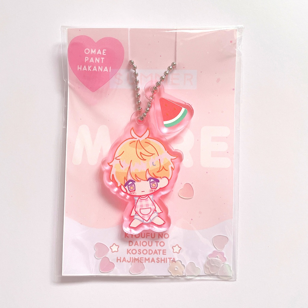 恐怖の大王と子育てはじめました『モア🍉アクリルチャーム』
