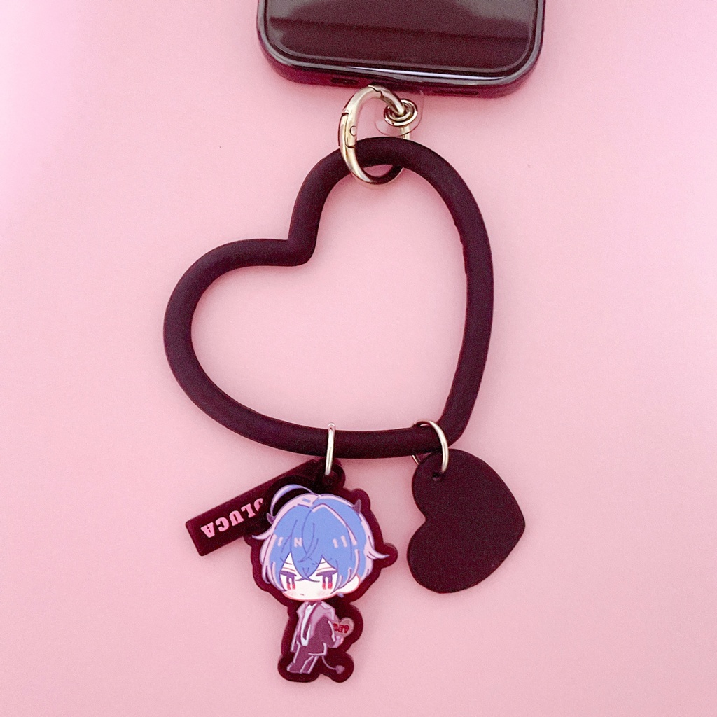 ジュリエットのバカ『🖤黒ルカ🖤 スマホハンドストラップ』