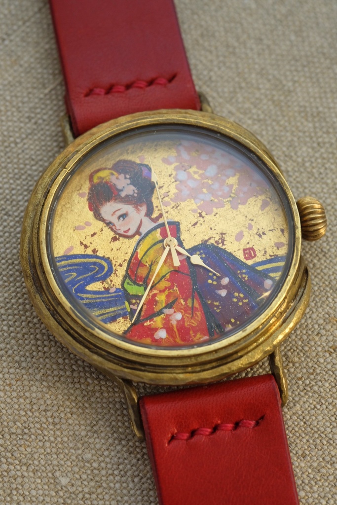 限定１個 アート文字盤 手作り腕時計 TAMURA Yoshiyasu x Kohei Yanai | Art Watches in A STORY TOKYO