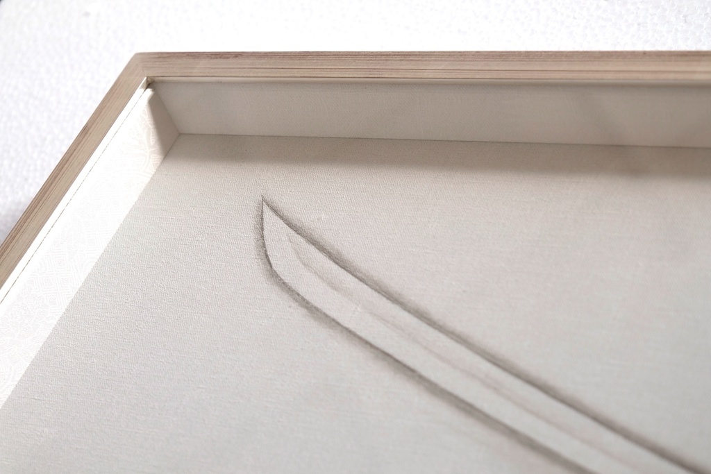 絵画「兎兜」 カンバスにアクリル 2014年フィレンツェ メディチ・リカルディ宮殿でのライブペイント 直筆オリジナル1点