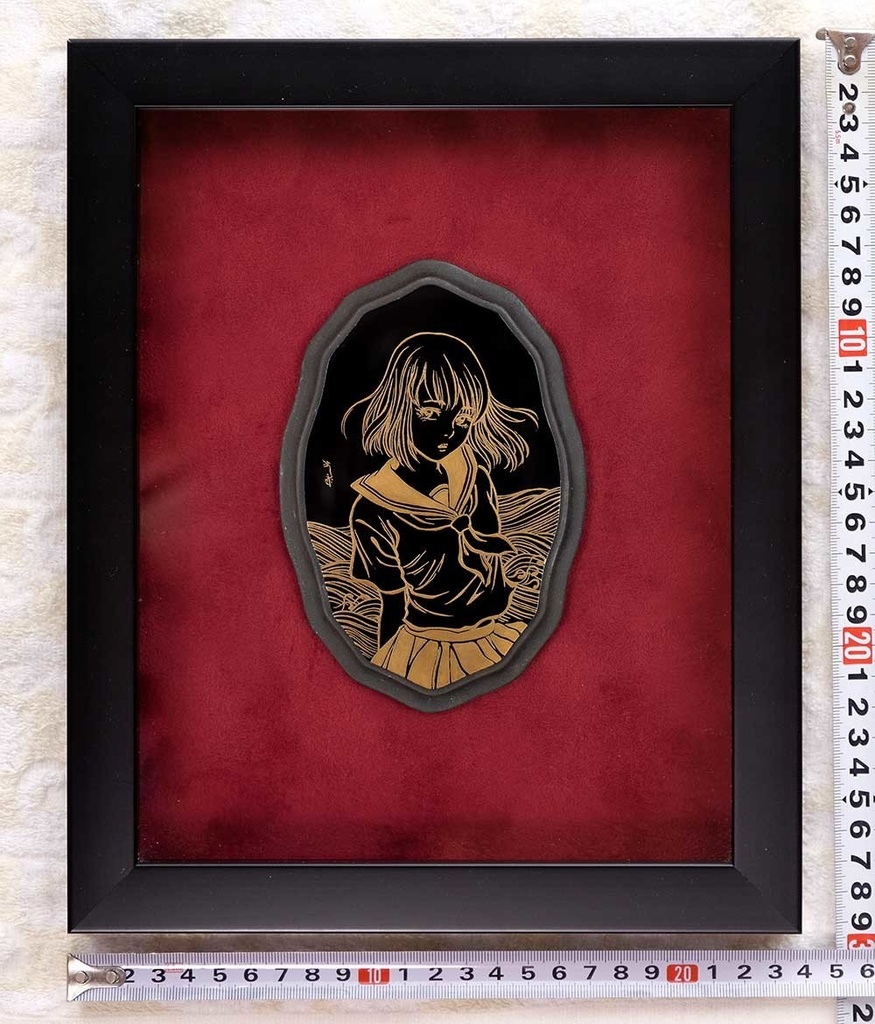 蒔絵板 本漆に純金粉 直筆オリジナル1点 Makie Panel – Genuine Urushi Lacquer with Pure Gold Powder – Original Hand-painted Work 마키에(蒔絵) 패널 – 천연 옻칠과 순금가루 – 오리지널 1점