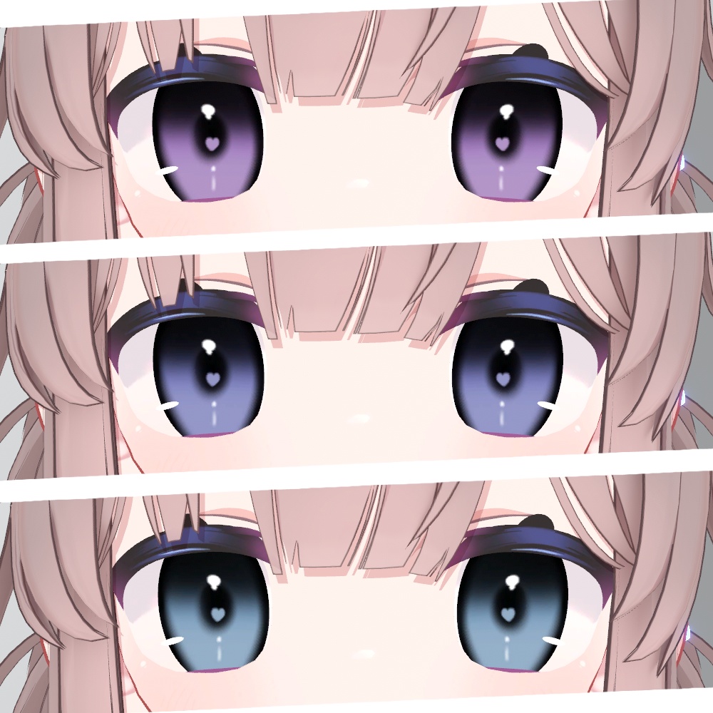 【ひかるん専用】小悪魔ハート Eye texture【アイテクスチャ】