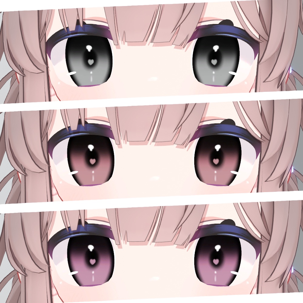 【ひかるん専用】小悪魔ハート Eye texture【アイテクスチャ】