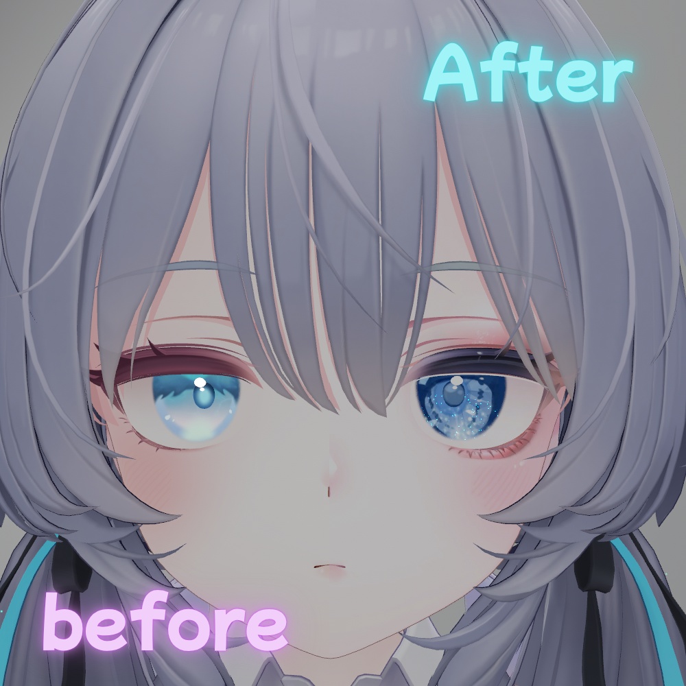 【ラムネ専用】Aqua Lumière Eye texture【アイテクスチャ】