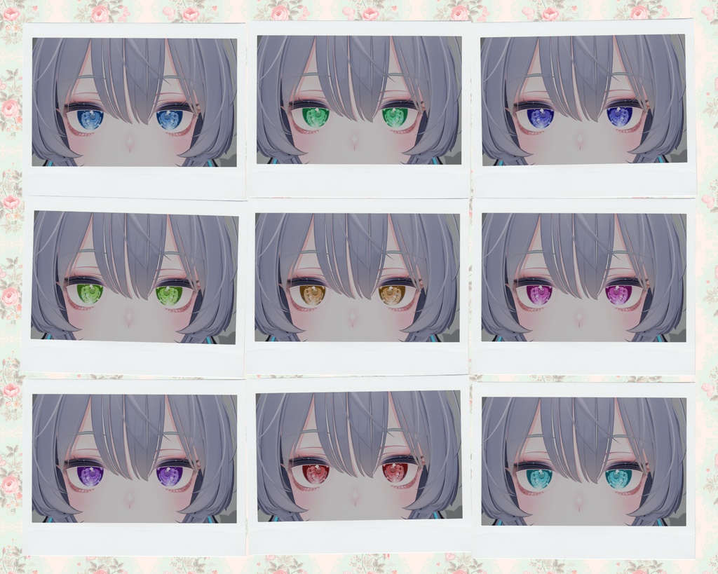 【ラムネ専用】Aqua Lumière Eye texture【アイテクスチャ】