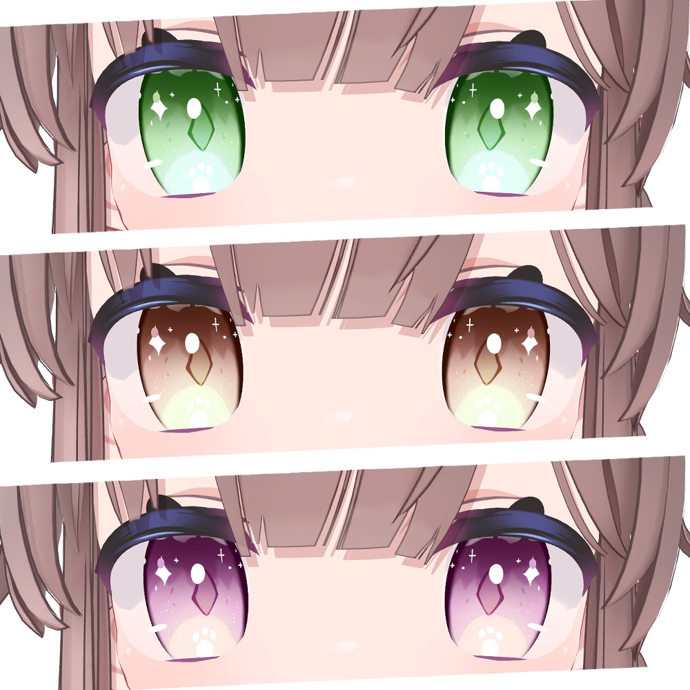 【ひかるん専用】きらきらにくきゅう Eye texture【アイテクスチャ】