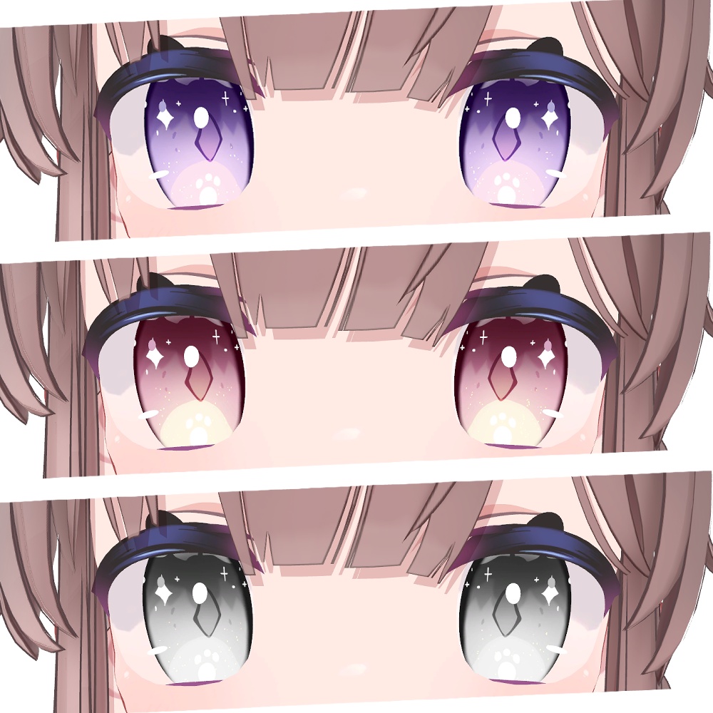 【ひかるん専用】きらきらにくきゅう Eye texture【アイテクスチャ】