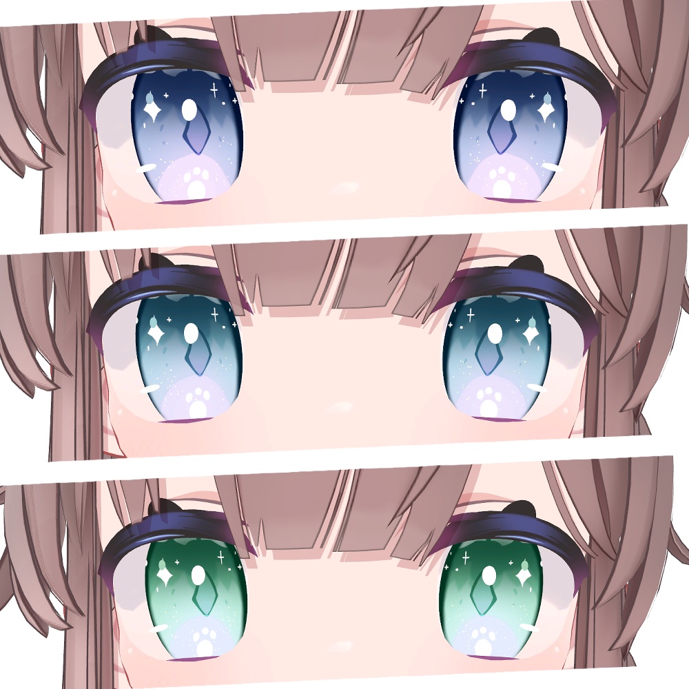 【ひかるん専用】きらきらにくきゅう Eye texture【アイテクスチャ】