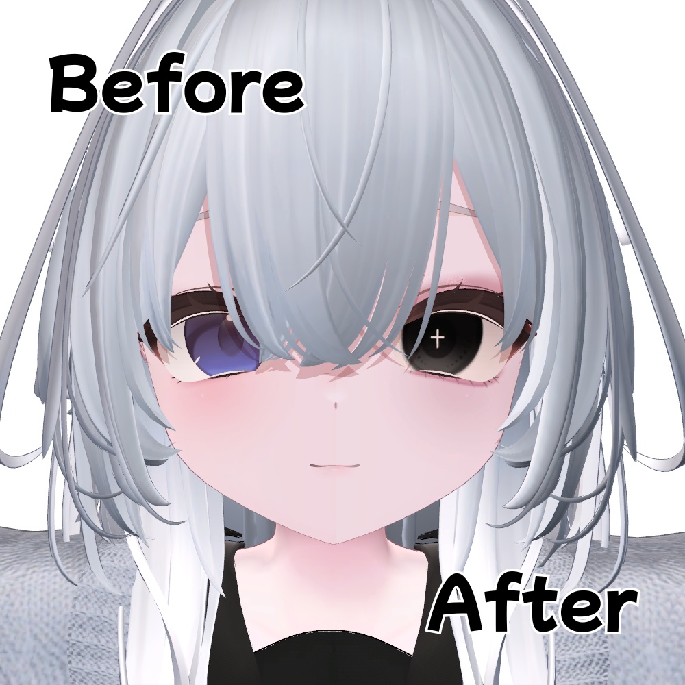 【輝夜専用】Candy Make up + Cross Eye texture【メイク&アイテクスチャ】