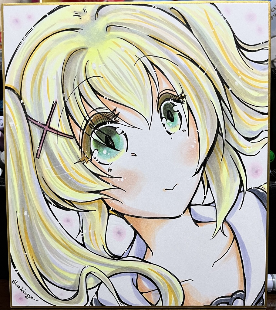 紬ヴェンダース 直筆中色紙