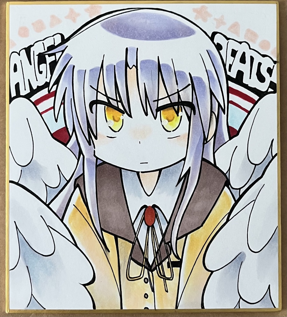 天使ちゃん直筆色紙