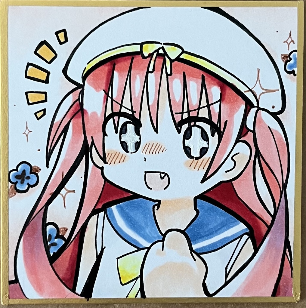 うみちゃん直筆色紙