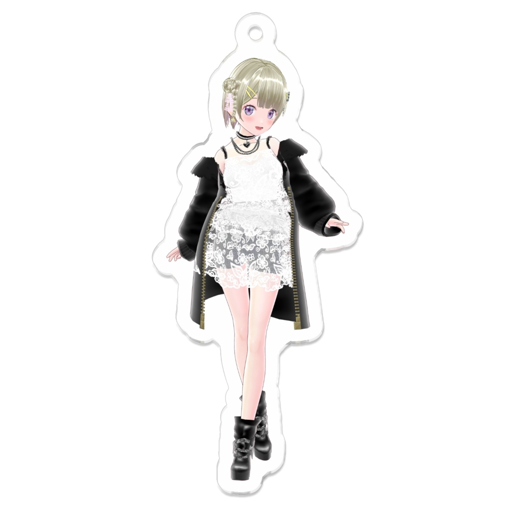 【2025誕生日記念グッズ】お洒落さんパルタルのアクリルキーホルダー　70×70ｍｍ