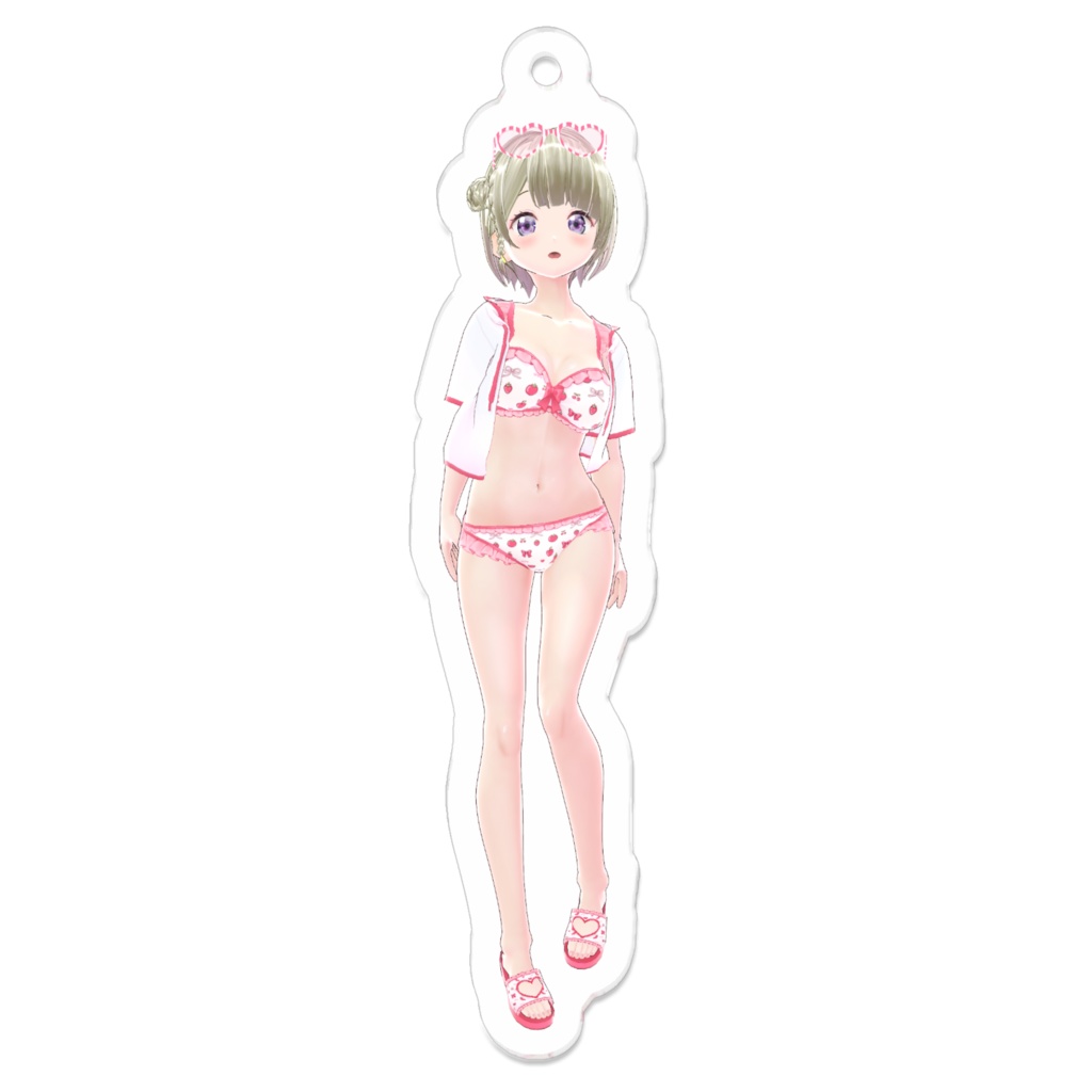 【7周年記念グッズ】水着パルタルのアクリルキーホルダーA 70×70mm