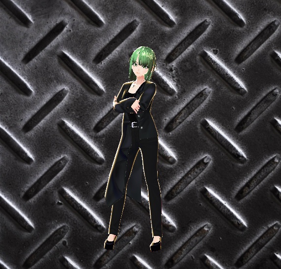 VRoid用・アシンメトリースーツセット