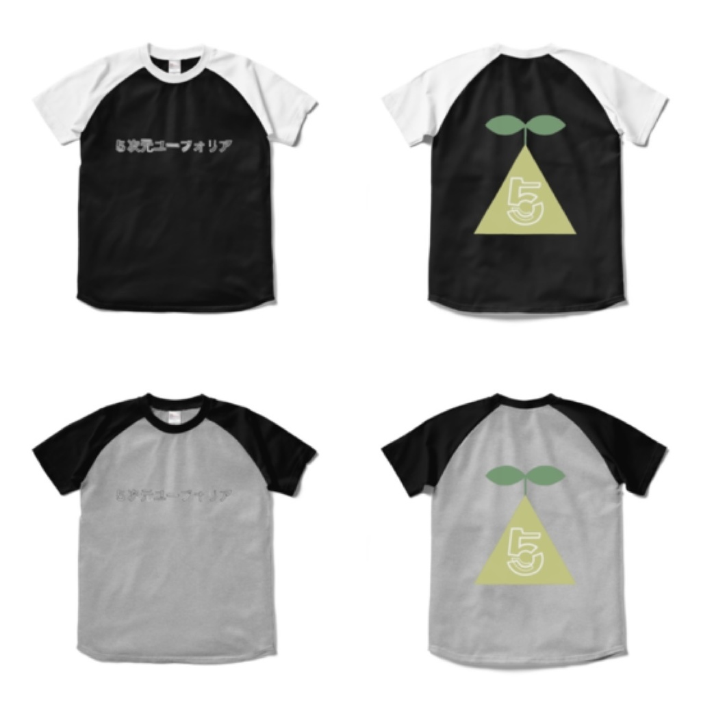 【5次元ユーフォリアスティグマ】5次元ユーフォリアオリジナルラグランTシャツ