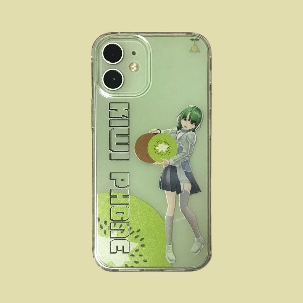 【 クリアiPhoneケース 】KIWI PHONE