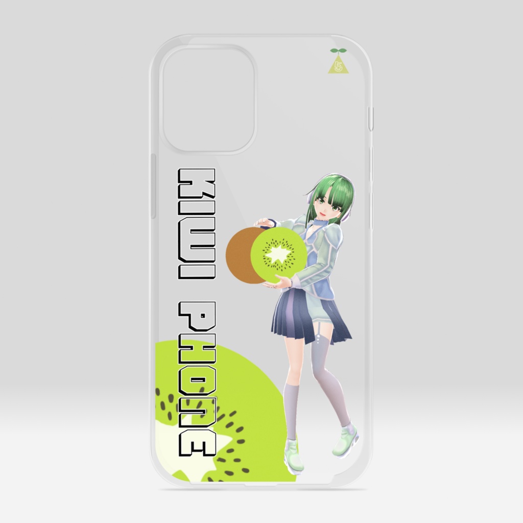 【 クリアiPhoneケース 】KIWI PHONE