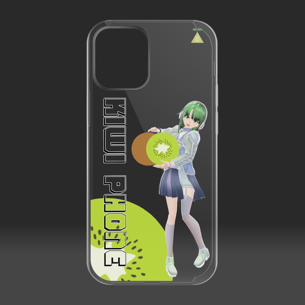 【 クリアiPhoneケース 】KIWI PHONE