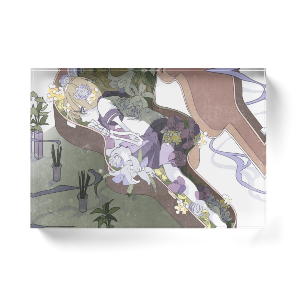 残夢の追悼 ホワイトタイプ