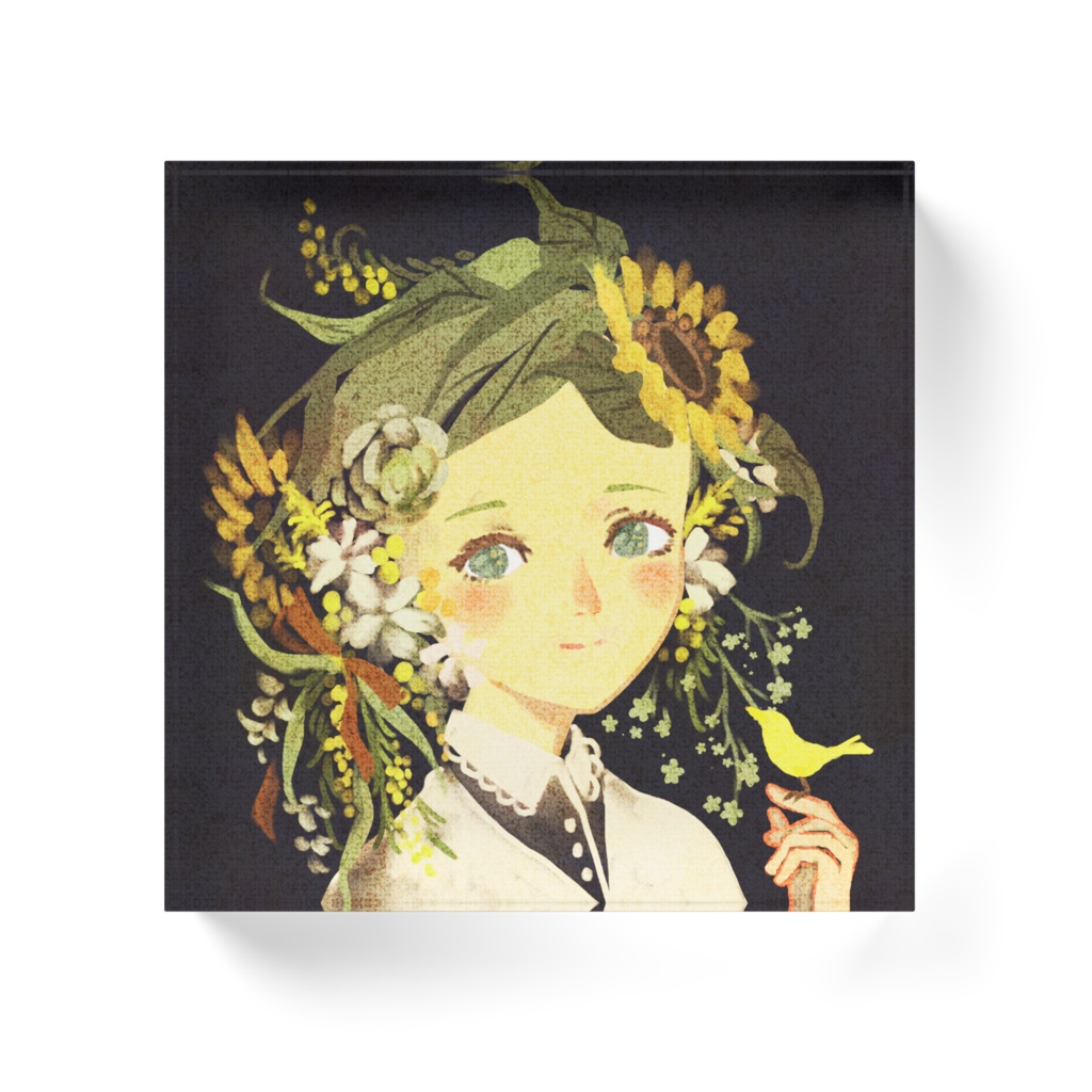 アクリルブロック「Eliana」 ホワイトタイプ