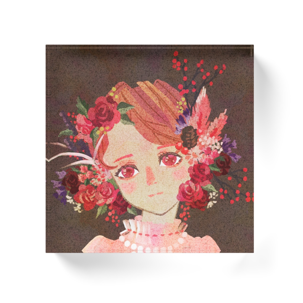 アクリルブロック 「Rosita」 ホワイトタイプ