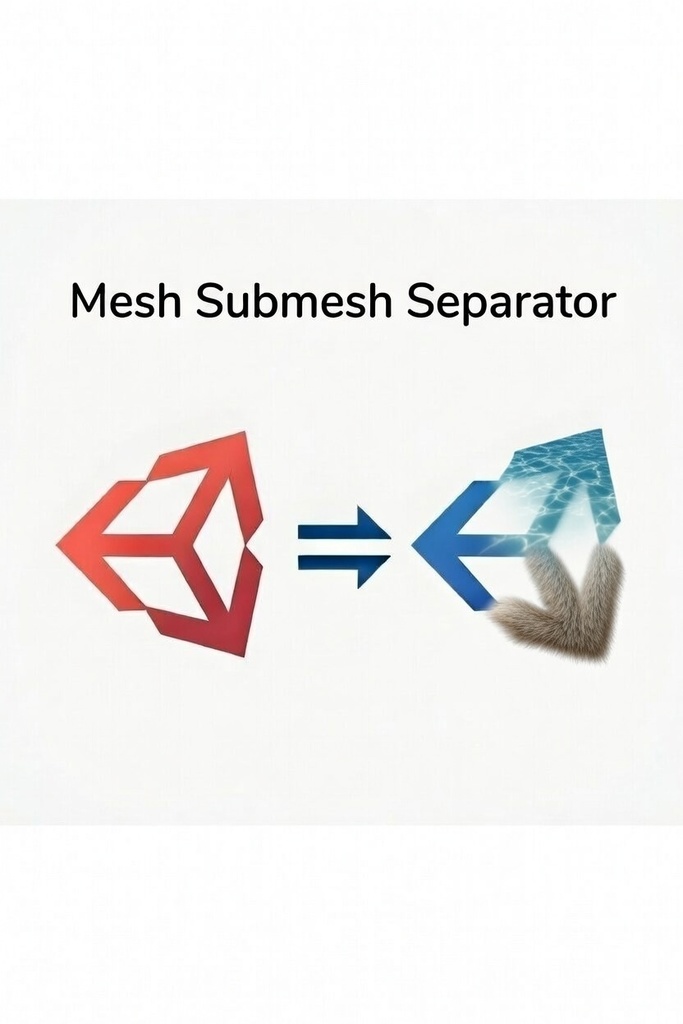 セール中【blender不要】超お手軽マテリアル分割ツール【Mesh Submesh Separator】