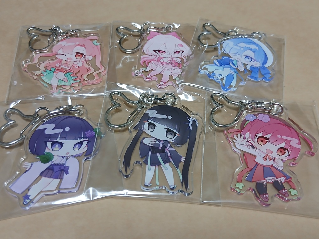 【青天】SDイラストアクリルキーホルダー【イソラ・フィオーレ】