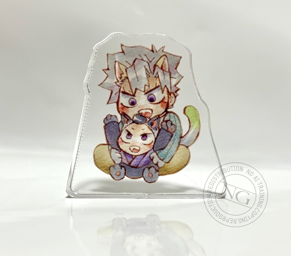 幼少猫さねげんアクリルブロック