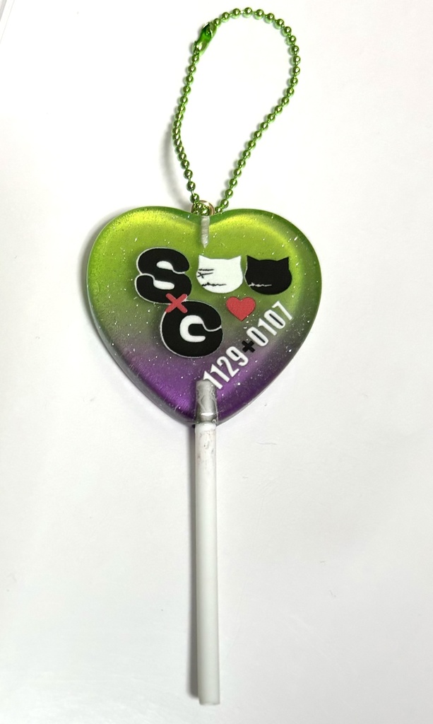 概念アクリルキーホルダー