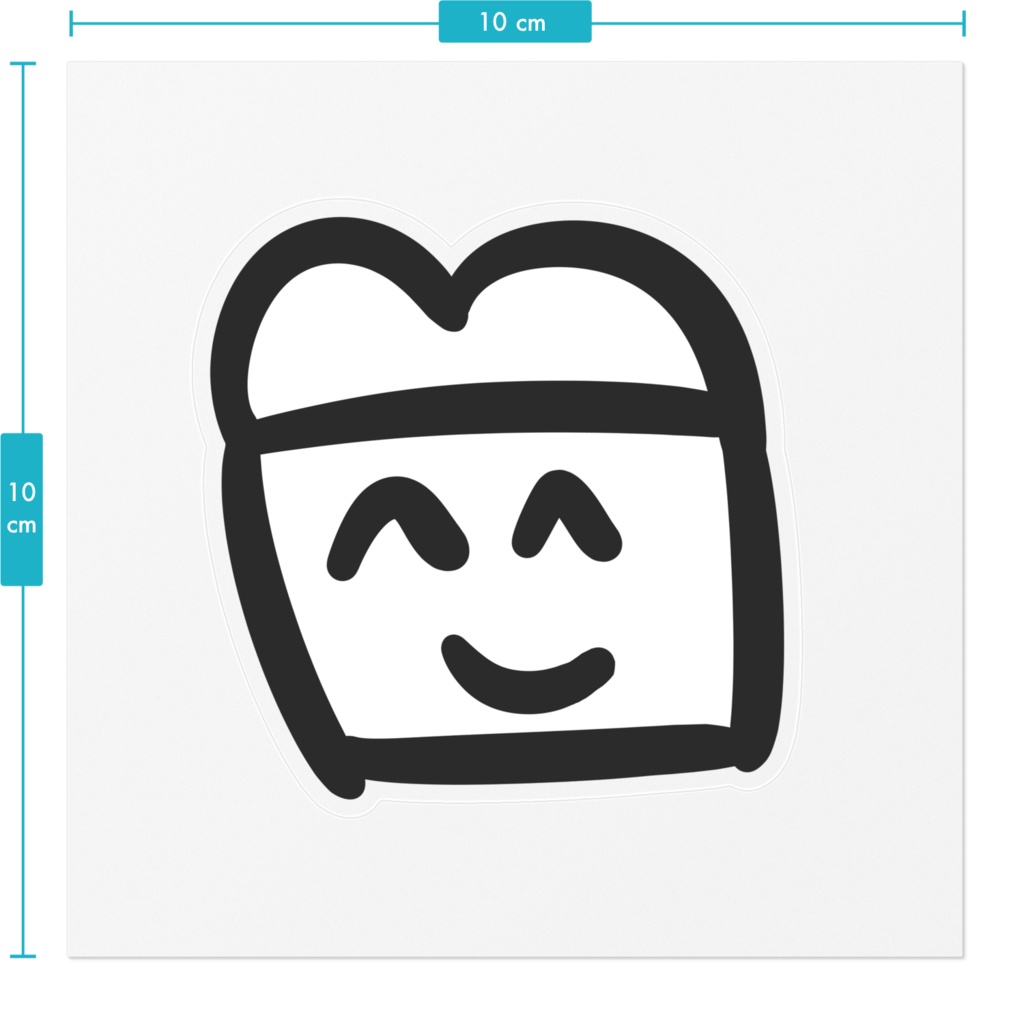 食パンくんステッカー
