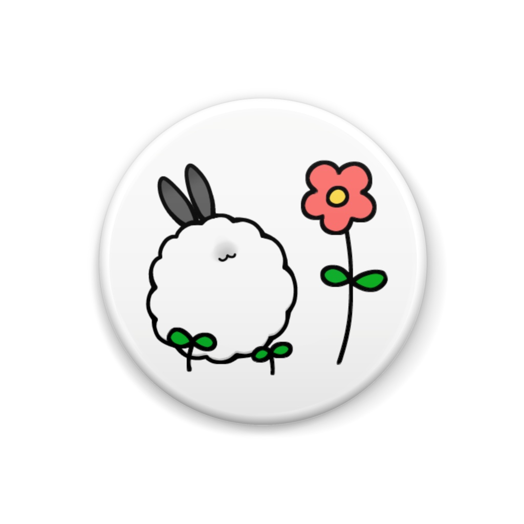 毛玉缶バッジC