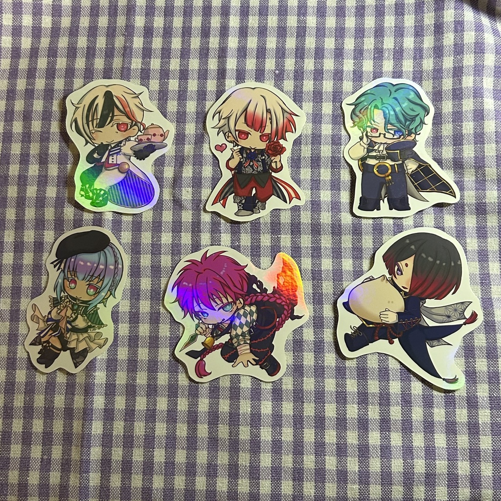 あくねこオーロラステッカー