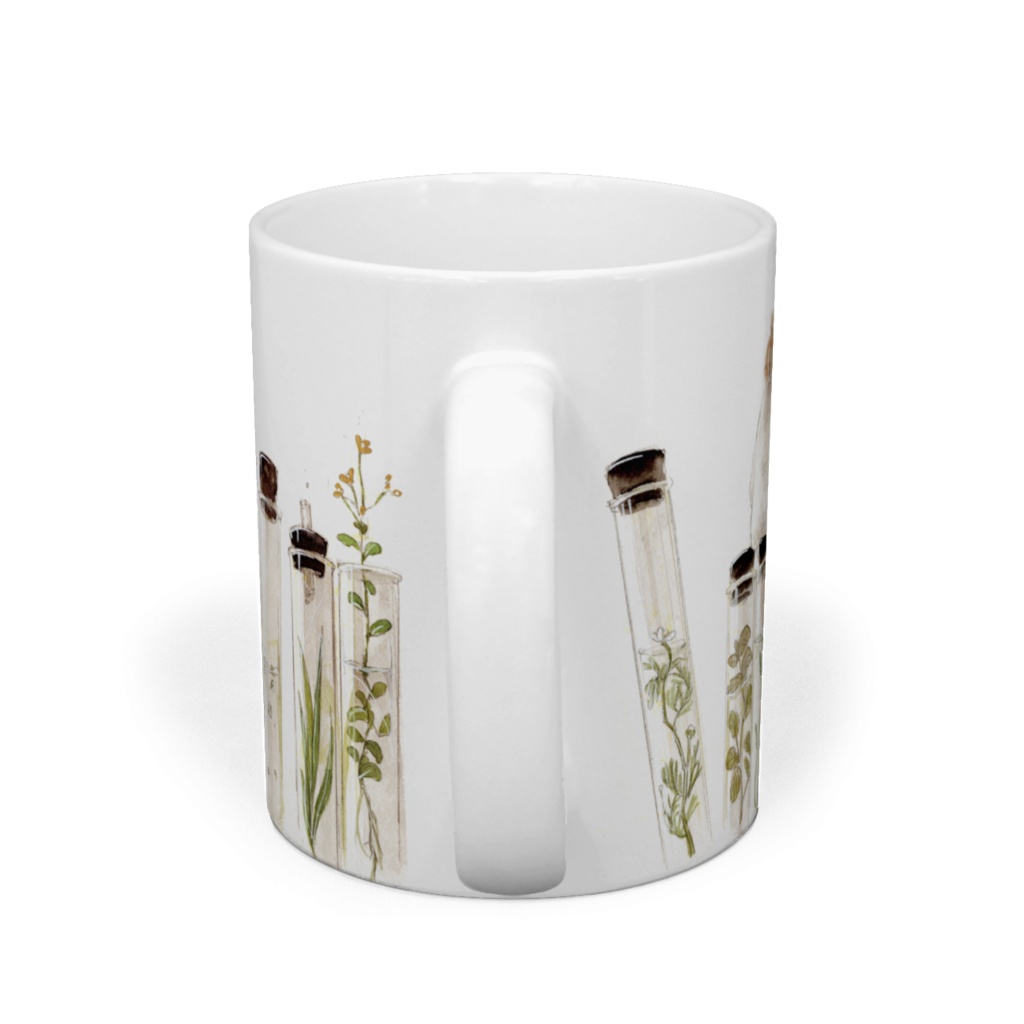 水草標本マグカップ