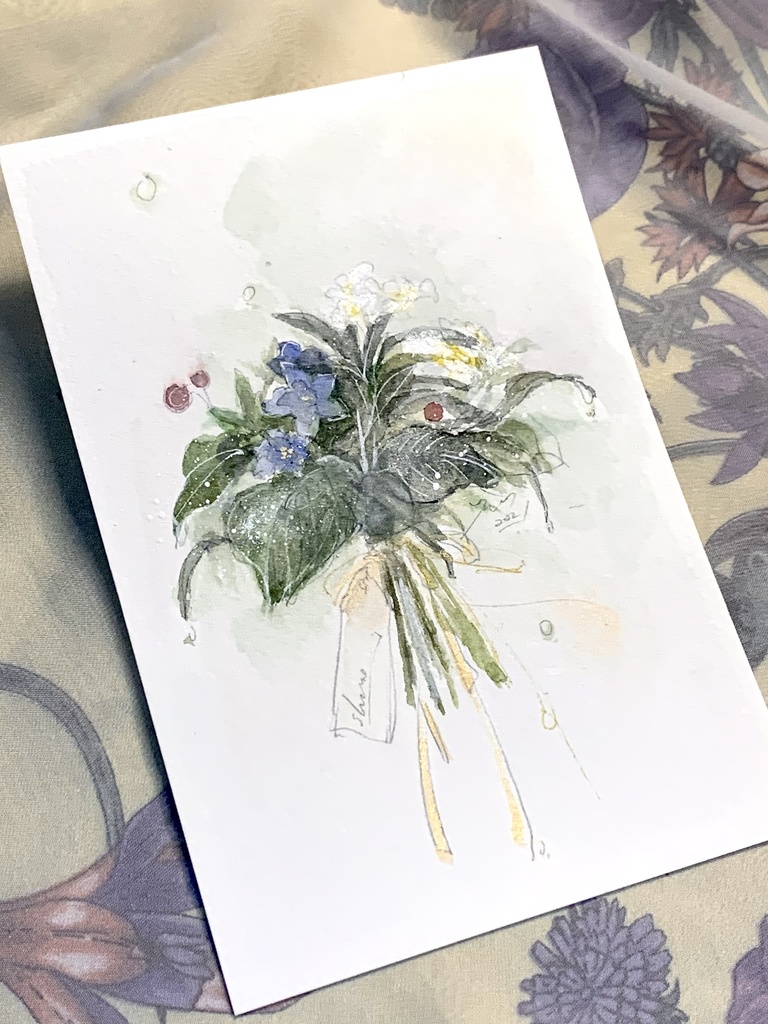 「花束drawing」セミオーダー -通常プラン-