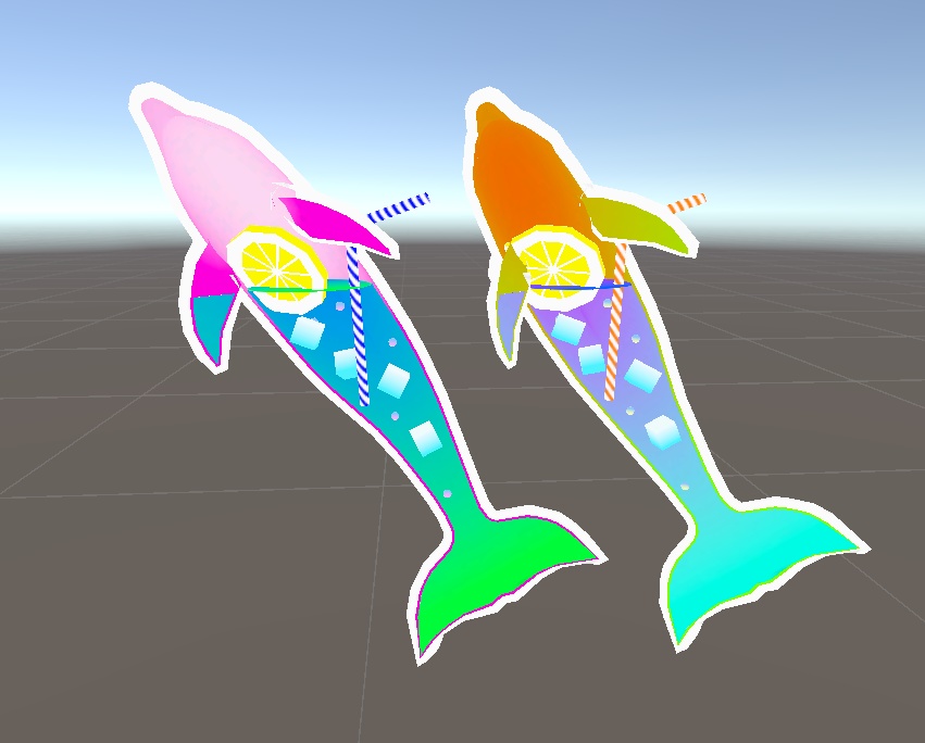 イルカのソーダ(2種類)