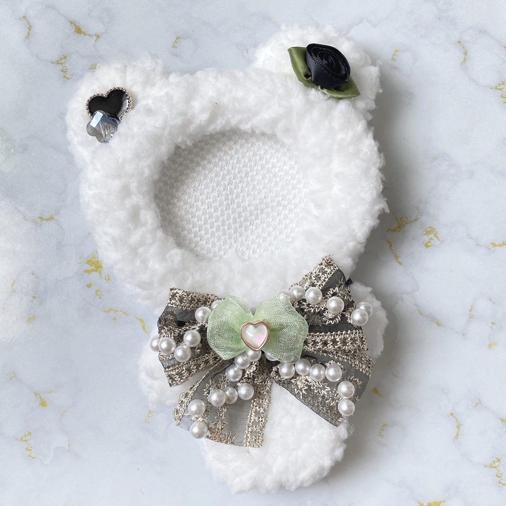 パールリボン⑅⃛ブラック コスマス 着ぐるみ