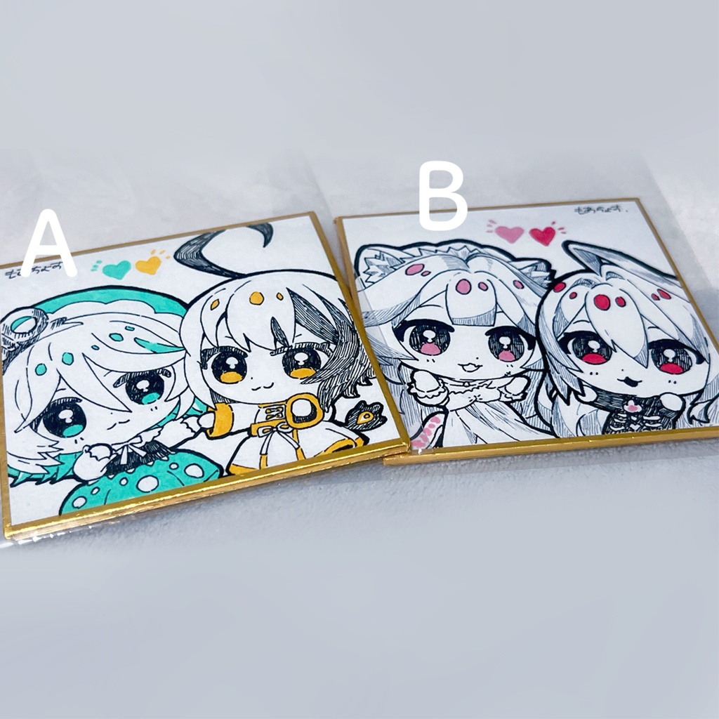 【直筆】色紙 shikishi