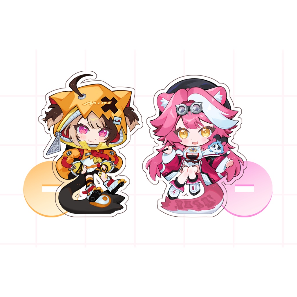 揺れるアクリルスタンド