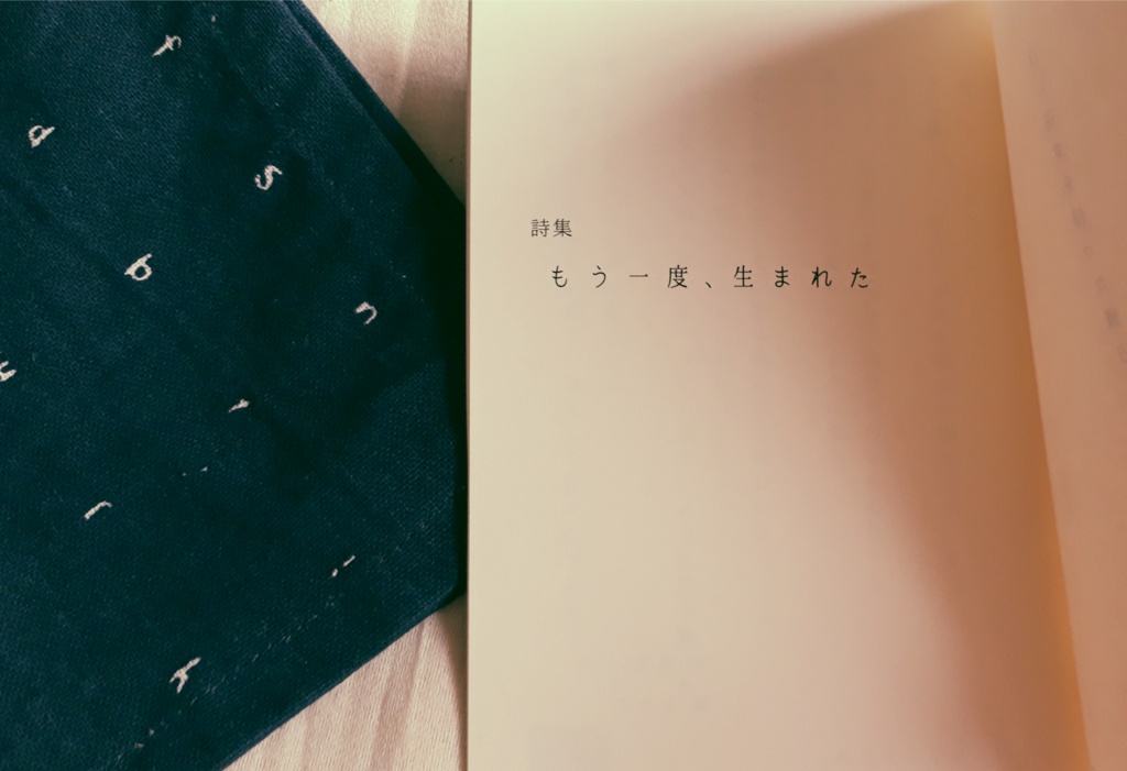 詩集「もう一度、生まれた」