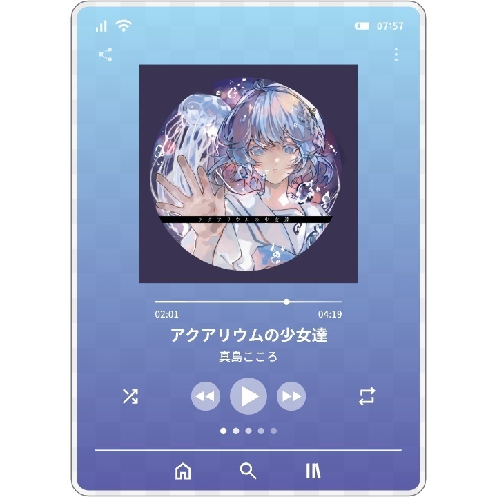 【予約】アクアリウムの少女達*アクリルカード【再販】