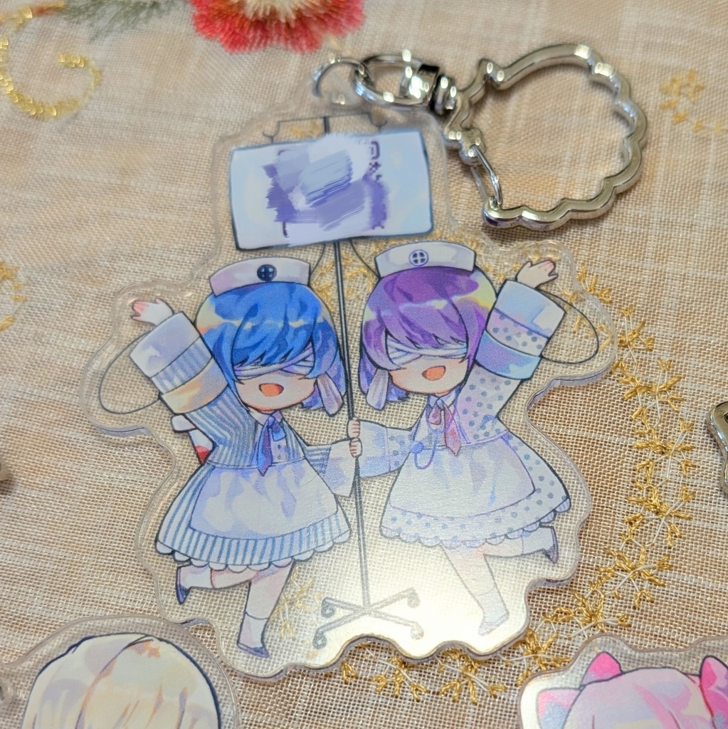 ゆらゆら🪼✨️アクおどといっしょ!音楽が聞けちゃうキーホルダー