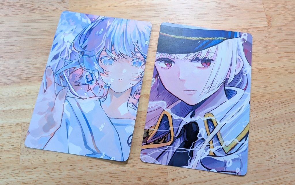 【先行視聴】「アクアリウムよ、眠らないで」ポストカード&クリアカード&缶バッヂ