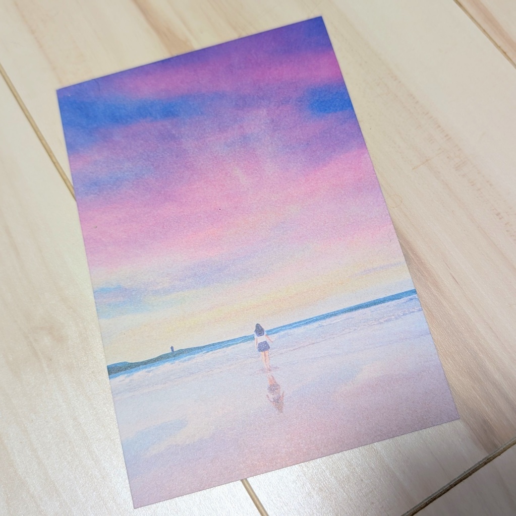 【予約】朝焼けのブルー*ミュージックカード