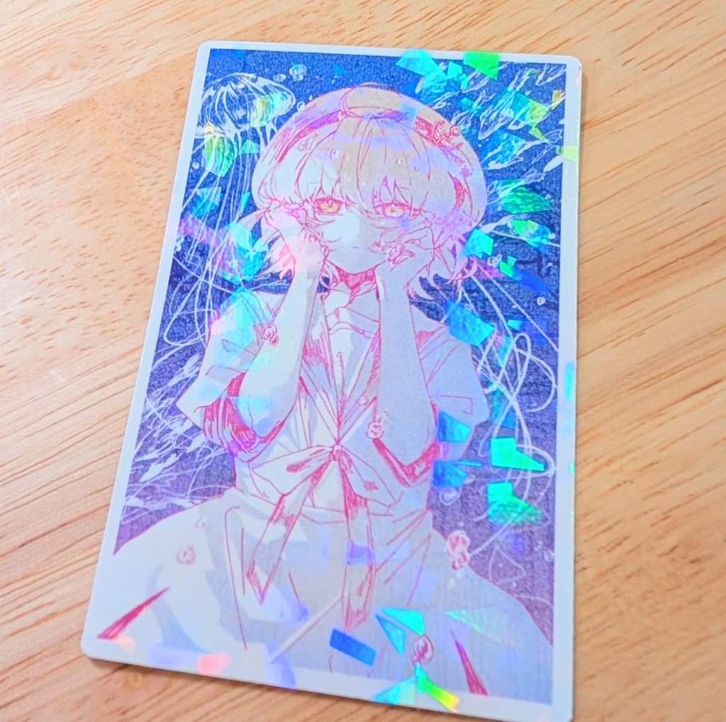 Summer Remembers -アクアリウム踊らない ホログラムスマホステッカー【期間限定販売🌟9/30まで】