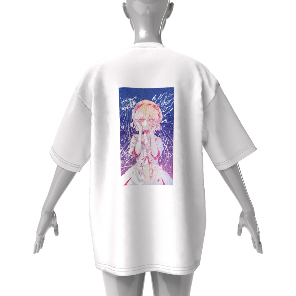 Summer Remembers -アクアリウム踊らない ビッグシルエットTシャツ【期間限定販売🌟9/30まで】