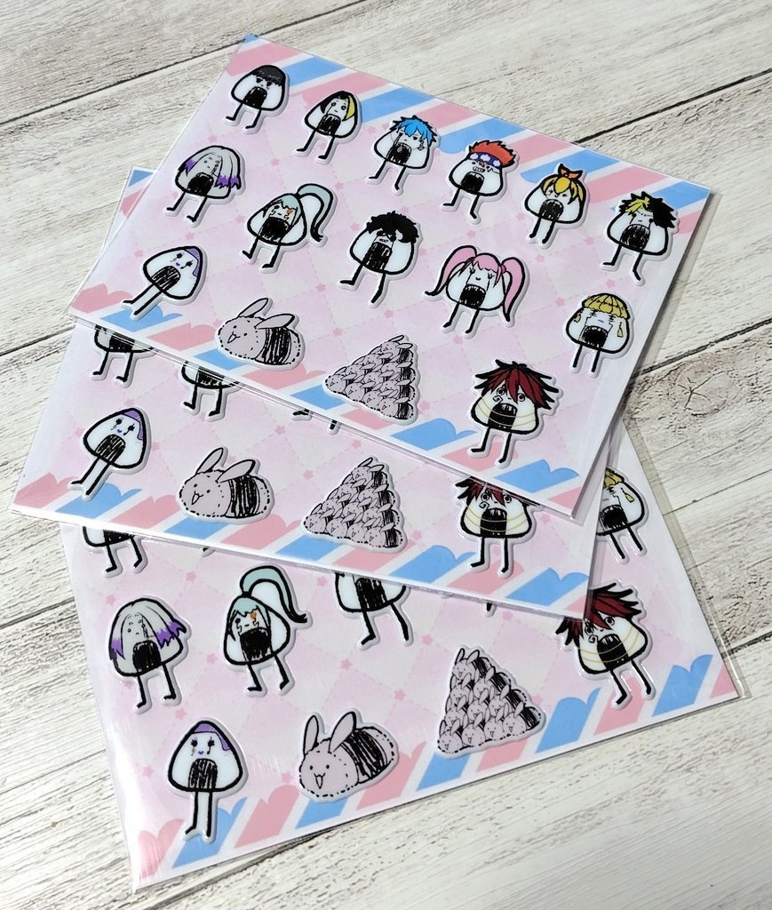 おにぎりフレンズ ぷくぷくシール15枚セット